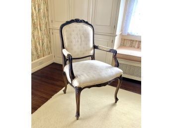 French Louis XV Style Fruitwood Armchair (CTF10)