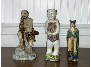 Three Asian Ceramic Figures (CTF10)