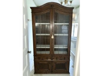 Vintage English Oak Cabinet (CTF20)