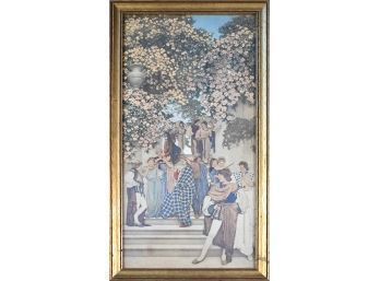 Maxfield Parrish Print, Buds Below The Roses (CTF10)
