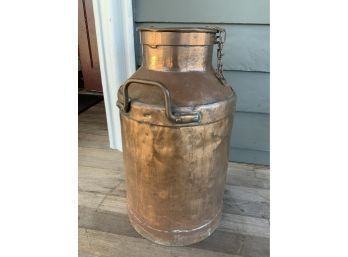 Antique Copper Milk Can (CTF10)