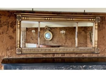 19th C. Federal Style Over Mantel Mirror (CTF20)