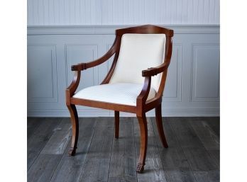 Ethan Allen Neoclassical Style Arm Chair (CTF10)
