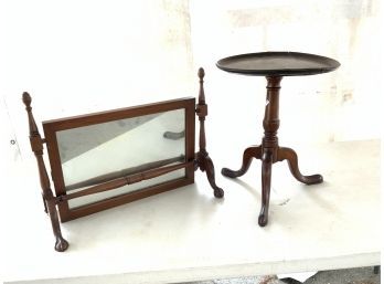 Childs Size Tea Able And Dresser/shaving Mirror (CTF10)