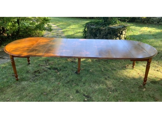 Antique Tiger Maple Country Dining Table (CTF30)