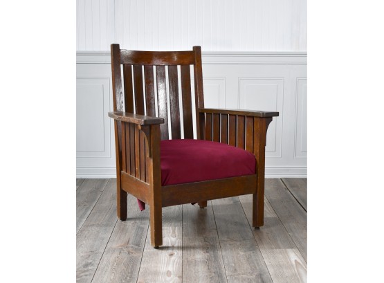 Vintage Mission Oak/ Arts & Crafts Arm Chair (CTF20)