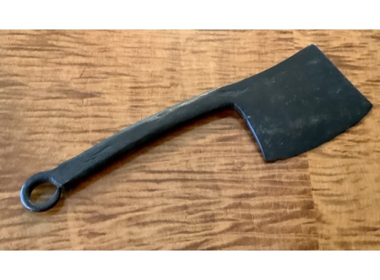 Early Hand Forged Iron Axe Signed HL Foster (CTF10)