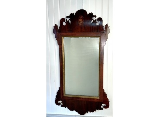 Late 18th C. Chippendale Wall Mirror (CTF20)