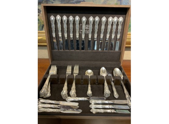 67 Pieces Wallace Sterling Flatware Set, 48.5 Ozt (CTF10)