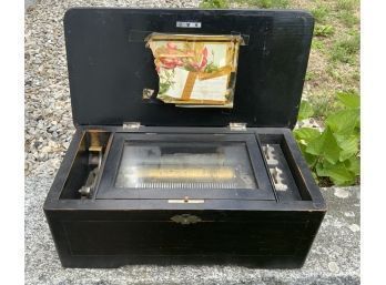Antique Swiss Cylinder Roll Music Box (CTF10)