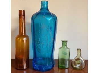 Vintage Colored Bottles (CTF10)