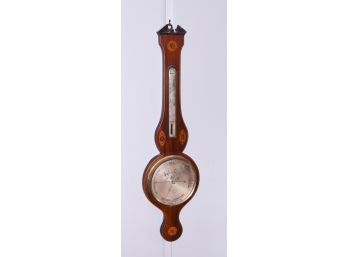 19th C. J. Vecchio Inlaid Barometer (CTF10)