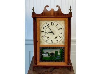 Antique Pillar And Scroll Clock, Mark Leavenworth (CTF10)