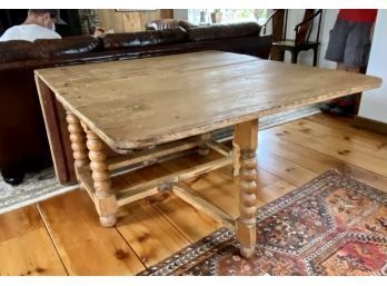 Antique English Deep-leaf Dining Table (CTF20)
