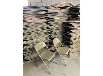 180 Folding Metal Banquet Chairs (Local Pick-up)