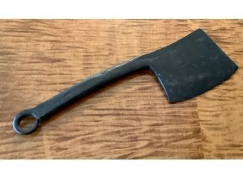 Early Hand Forged Iron Axe Signed HL Foster (CTF10)