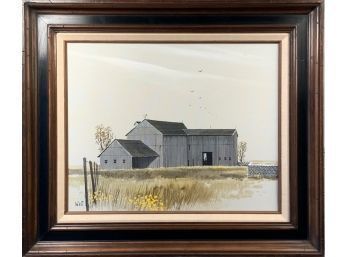 Oil On Canvas, Gray Barn (CTF10)