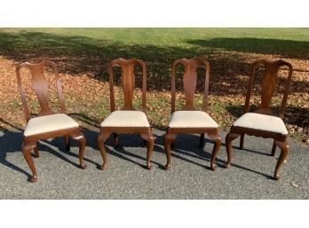 Set Of 4 Virginia Galleries Dining Chairs (CTF30)