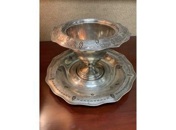 Frank M. Whiting Two-part Sterling Center Piece,  29.5 Ozt (CTF10)