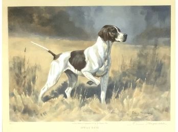 Edwin Megargee Hunting Dog Lithograph 3 Of 3 (CTF10)