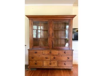 19th C. Country Pine Cupboard (CTF40)