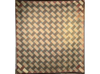Antique  Basket Weave Design Quilt(CTF10)