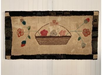19th C. Hooked Rug (CTF10)