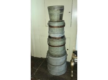 Four Painted Nesting Firkins  (CTF10)