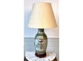 19th C. Chinese Porcelain Vase/lamp (CTF20)