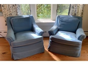 Pr. Blue Club Chairs (CTF20)