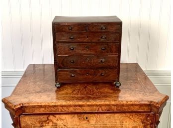 19th C. Miniature Rosewood Chest (CTF10)