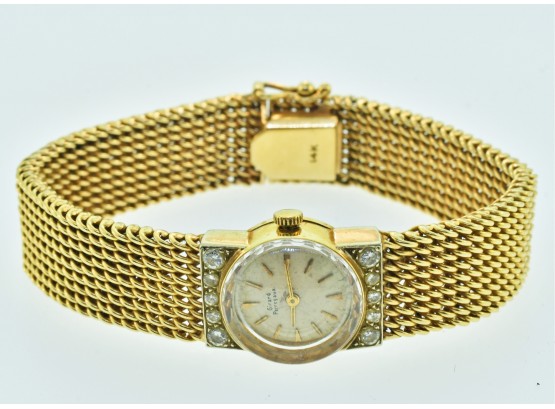 Girard Perregaux Ladies 14k Gold Wrist Watch (CTF10)