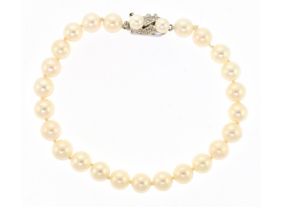 Pearl & Gold Bracelet (CTF10)