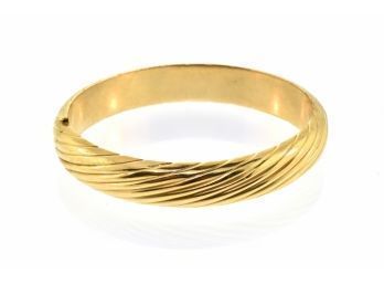 14k Gold Bangle Bracelet (CTF10)