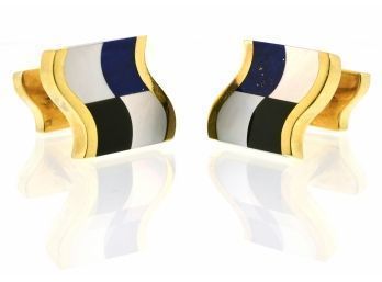 Tiffany & Co. 18k Gold Cuff Links (CTF10)