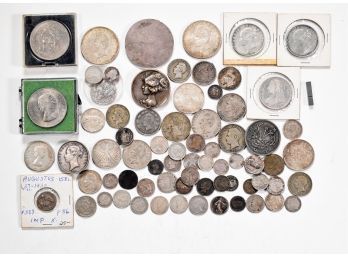 Assorted Lot: US/Foreign Coins And Tokens (CTF10)