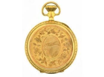 14k Gold Pocket Watch Case/Locket  (CTF10)