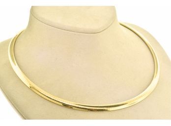 14k Gold Omega Necklace (CTF10)