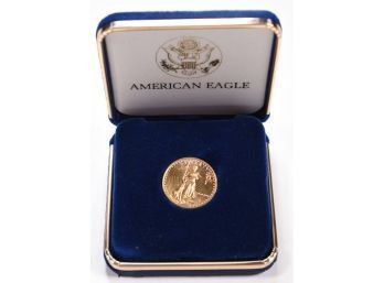 1986 American Gold Eagle 1/4 Oz Gold Coin (CTF10)