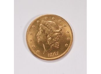 1901 Liberty 20 Dollar Gold Piece (CTF10)