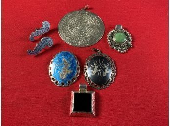 Assorted Lot Of Mexican And Siam Sterling Jewelry, 87 Grams (CTF10)