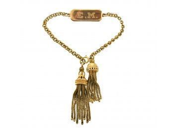 Gold Tassel Bracelet (CTF10)