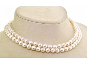 Pearl Necklace 29''L (CTF10)