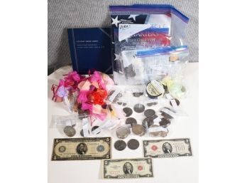 UPDATED! Collection Of US Coins And Paper Money (CTF10)