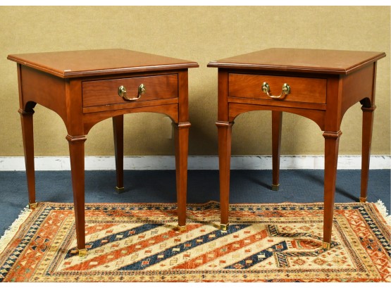 Pair Harden Furniture Co. Cherry End Tables (CTF20)