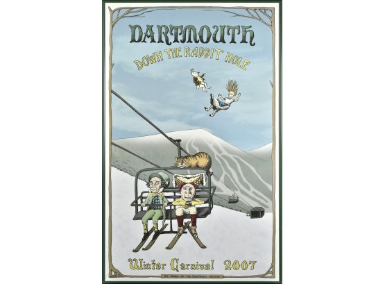 2007 Dartmouth Winter Carnival Poster, D. Bradley Bate (CTF10)