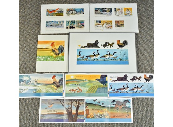Gloria Kamen Watercolor Illustrations 'Paddle Said The Swan' (CTF10)