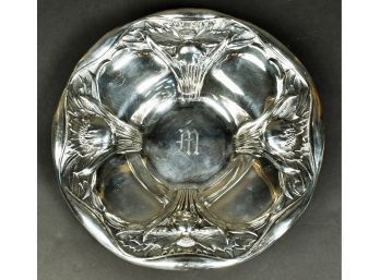 Simpson, Hall And Miller Sterling Bowl, Poppies, 11.4 Ozt