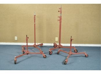 Four Mole-Richardson Hollywood, CA Adjustable Stage Lighting Stands (CTF20)