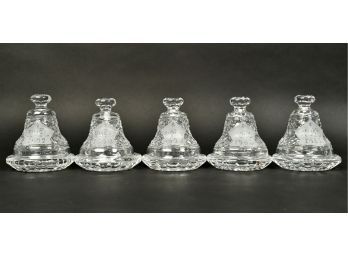 Five Waterford Crystal Noel Bells (CTF10)